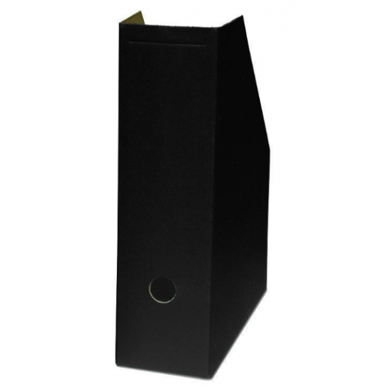 Νext θήκη περιοδικών classic μαύρη χάρτινη Υ32x25x9εκ.